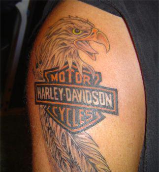 Harley Davidson Tattoo Design